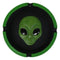 Green UFO Outer Space Colony Extra Terrestrial Roswell Alien Cigarette Ashtray
