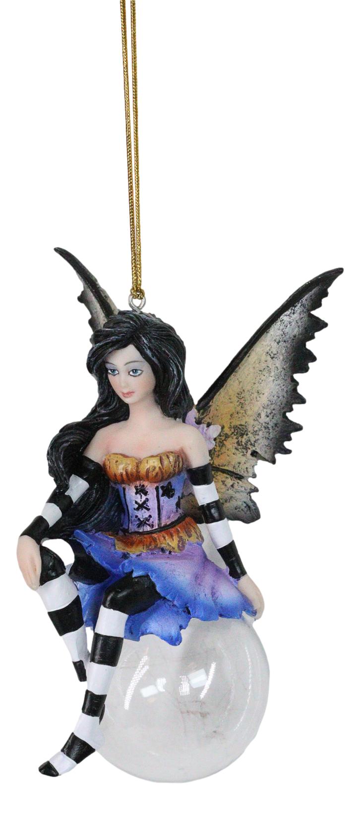Lissette Oriental Fae Bubble Rider Fairy Ornament Amy Brown Holiday Collection