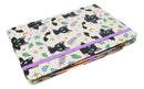 Cute And Creepy Bat Winged Cats Mystical Spell Notebook Journal Lined Page A5