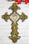 Rustic Southwestern Fleur De Lis Scrollwork God Bless A Friend Loves Wall Cross