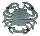 Nautical Marine Verdigris Sea King Crab Rustic Cast Iron Wall Or Table Trivet