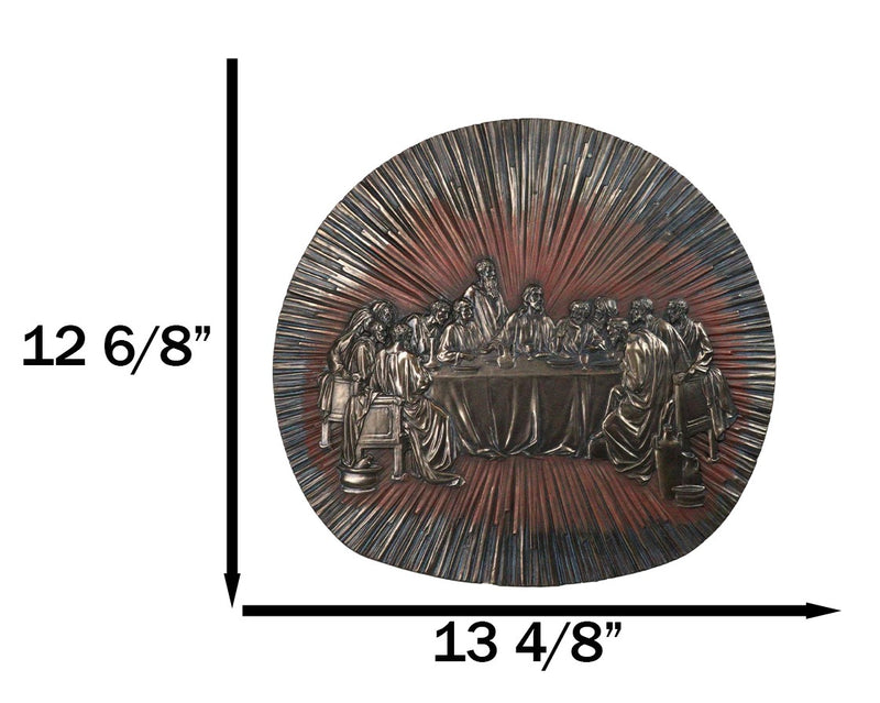 Da Vinci The Last Supper of Jesus and Disciples Wall Decorative Relief Figurine