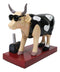 Cow Parade Diva Goddess of Fashion A Bull With Black Purse Collector's Figurine