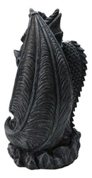 Smoke Fire Breathing Guardian Stone Dragon Backflow Incense Cone Burner Figurine