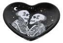 Gothic Day Of The Dead Love Never Dies Skeleton Couple Heart Trinket Dish Decor