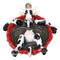Cow Parade Cafe Ole Latin Culture Coffee Cup Bathing Cow Collector's Figurine