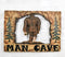 Rustic Forest Sasquatch Big Foot By Pine Trees Entering Man Cave Wall Decor