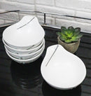 Pack Of 5 Yukino Hana Ceramic Ponzu Sauce Soup Shallow Bowls With Handle 5oz