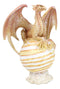 Solar Galaxy Planet Jupiter Terrestrial Guardian Beige Orange Dragon Figurine
