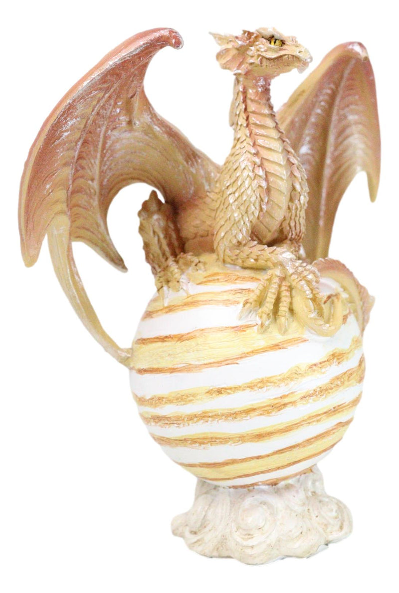 Solar Galaxy Planet Jupiter Terrestrial Guardian Beige Orange Dragon Figurine