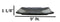 Pack Of 5 Charcoal Grey Tone Hakumu Collection Rectangular Wavy Sushi Plates