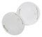 Set Of 6 Yukino Hana Snowflakes Melamine Appetizer Dessert Salad Round Plates 7"