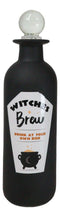 Witches Brew Witchcraft Apothecary Wicca Decorative Frosted Glass Potion Bottle