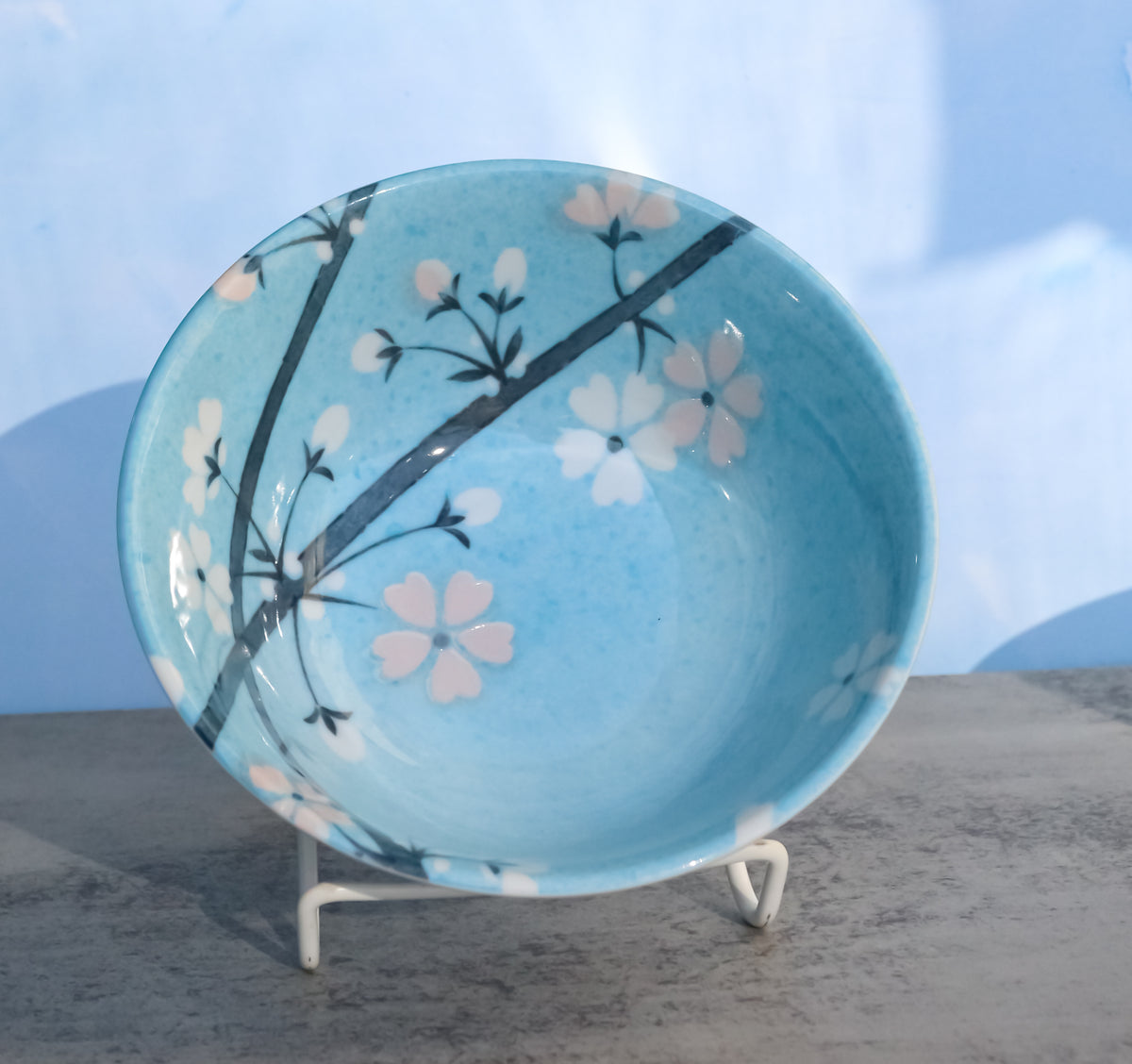 Made In Japan Cherry Blossoms Soup Rice Pasta Salad Cereal Bowls 6"D 16oz Set 4