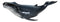 Large Nautical Ocean Marine Baleen Blue Humpback Whale Swimming Figurine 17"L