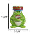 Whimsical Party Happy Birthday Green Frog Ceramic Tea Light Votive Candle Holder