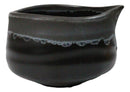 Black And Grey Charcoal Ceramic Japanese Matcha Green Tea Bowl Whisk & Scoop Set