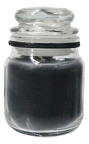 Set of 3 Wicca Halloween Ritual Black Opium Protection Spell Candle in Glass Jar