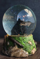 Ebros Rustic Woodlands American Sitting Ursus Black Bear Glitter Water Globe Decor