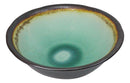 Pack Of 6 Crackle Green Midori Kannyu Ceramic Large Ramen Soup Bowls 47oz