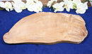 Bohemian Rustic Live Edge Irregular Shaped Teak Wood Charcuterie Cheeseboard - Ebros Gift