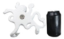 Nautical Marine Antique White Giant Octopus Multi Point Tentacles Wall Hooks