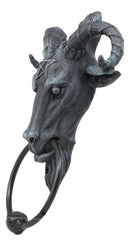 Sabbatic Goat Baphomet With Pentagram Head Door Knocker 9.5"Tall