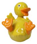 Bath Buddy Whimsical Yellow Duckie Duckling Duck Money Coin Savings Piggy Bank