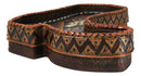 Southwest Rustic Aztec Navajo Diamond Pattern Cowboy Boot Jewelry Coin Dish Tray