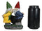 Whimsical Mr Mrs Gnome Kissing By Heart Sign I Wanna Grow Old With You Figurine