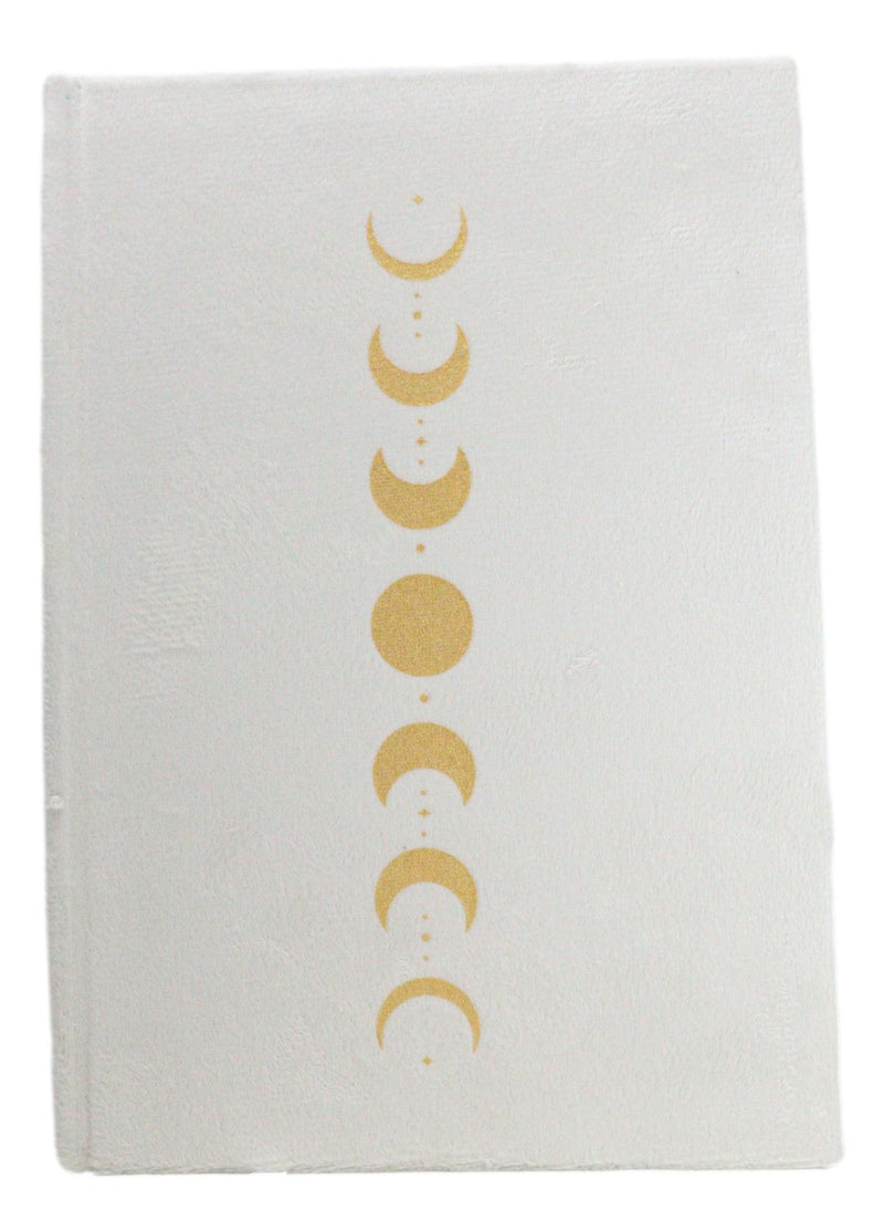 Lunar Moon Phase New Age Wicca A5 Lined Pages Velvet Cover Journal Book