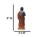 Christian Apostle Of Jesus Martyr Saint Simon The Zealot With Saw Figurine 8"H