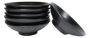 Pack Of 6 Black Kokuyo Ceramic Collection Large Ramen Soup Dinner Bowl 36oz 9"D