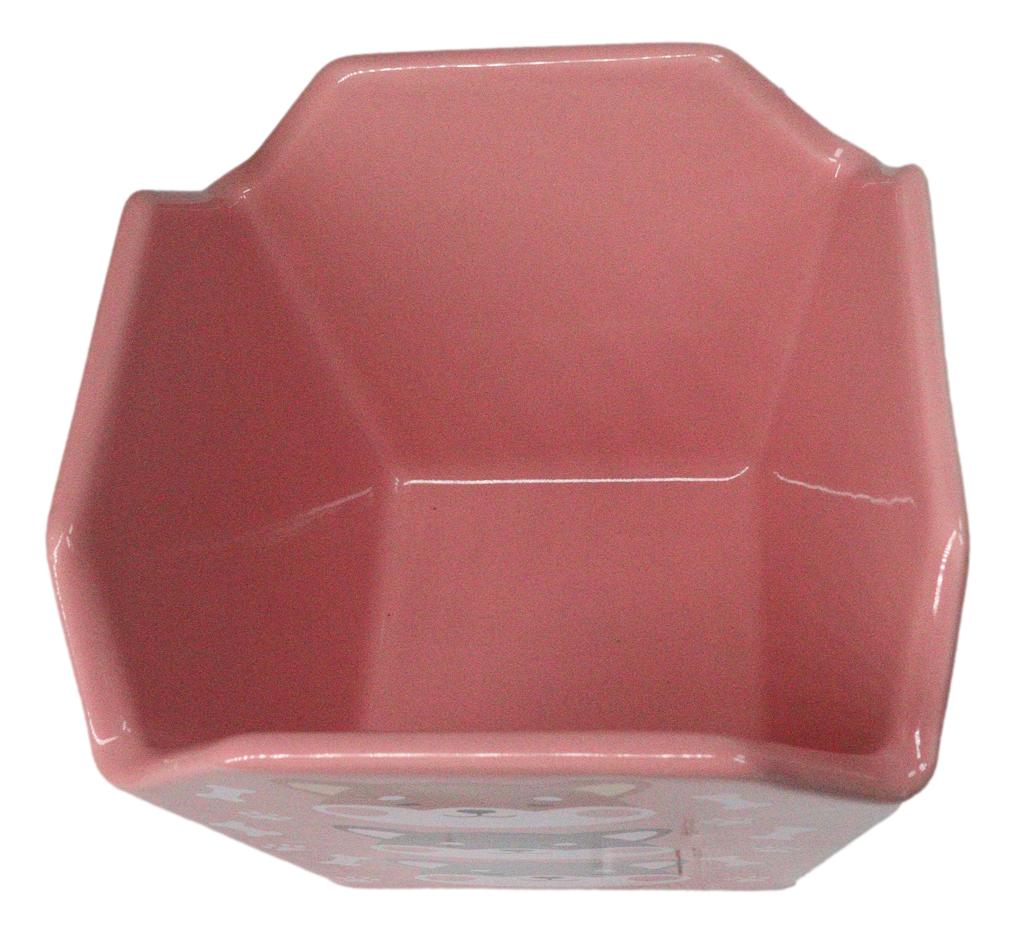 Pink Japanese Shiba Inu Dogs Takeout To Go Box Serving Bowl With Chopsticks Set