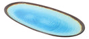 Blue Sky Aozora Kannyu Collection Ceramic Oblong Shape Long Serving Platter 16"L