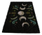 Dark Forest Moon Phase Wiccan Black Coir Coconut Fiber Floor Mat Doormat