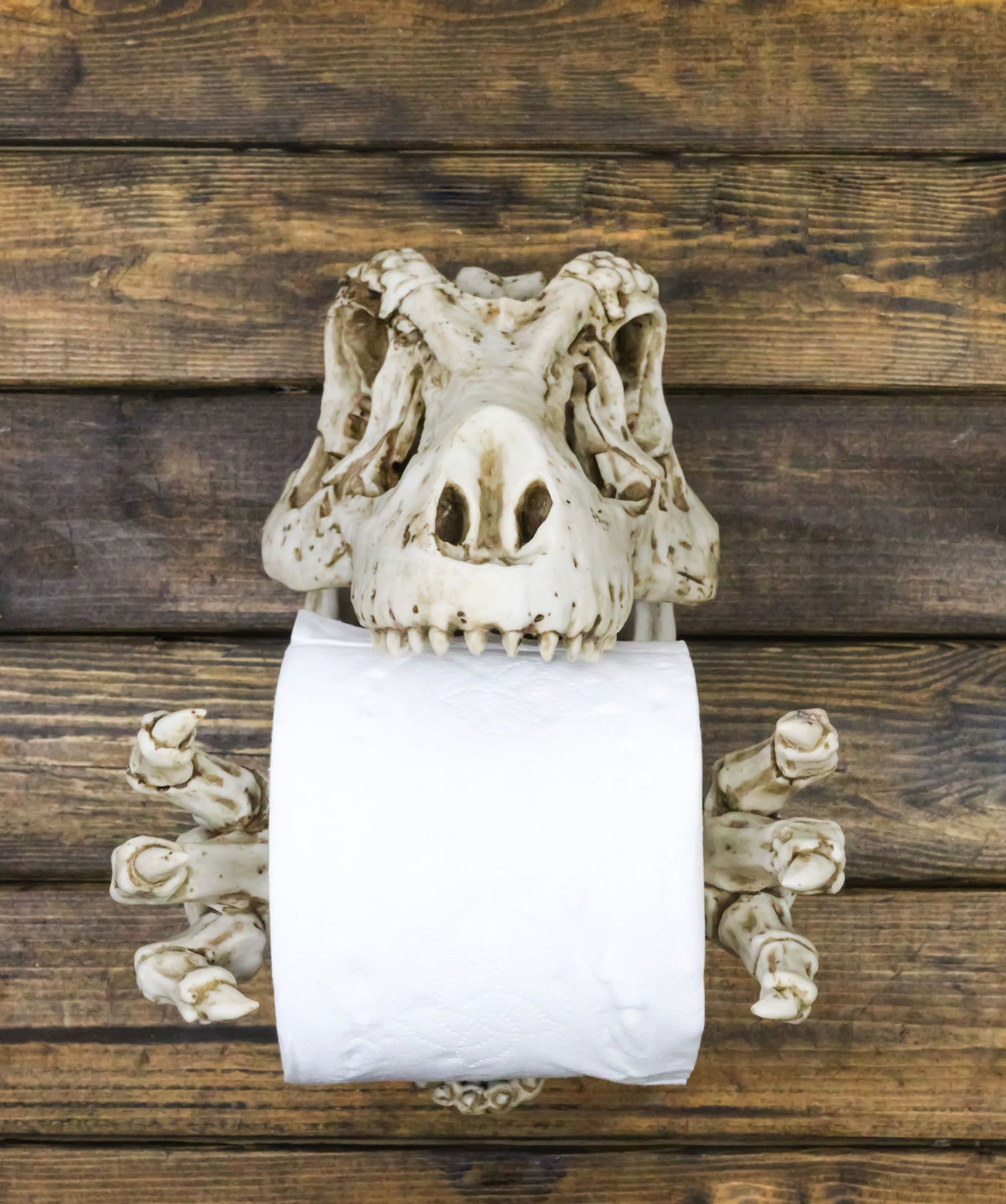 Ebros Prehistoric T-Rex Dinosaur Toilet Paper Roll Holder Bathroom Decor