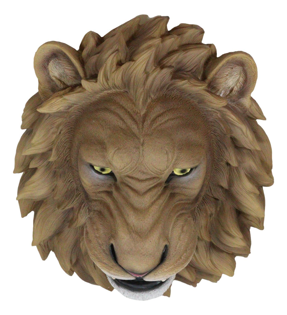 Ebros Gift Large King of The Jungle Roaring Lion Head Wall Mount Bust Sculpture Plaque