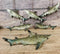 Set Of 6 Great White Sharks Ocean Marine Wall Hanging Decor Tree Ornaments