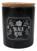 Wicca Midnight Ritual Black Rose Twilight Blush Pillar Candle Home Fragrance
