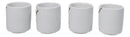 Set of 4 Yukino Hana Snow Flowers Art Porcelain 1.25oz Ochoko Yuzu Sake Cups