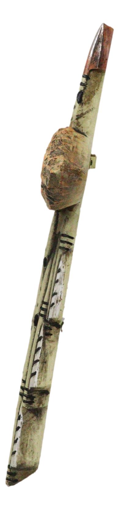 Southwestern Tribal Indian Arrows Eagle Carved Stone Knife Wall Cross Plaque