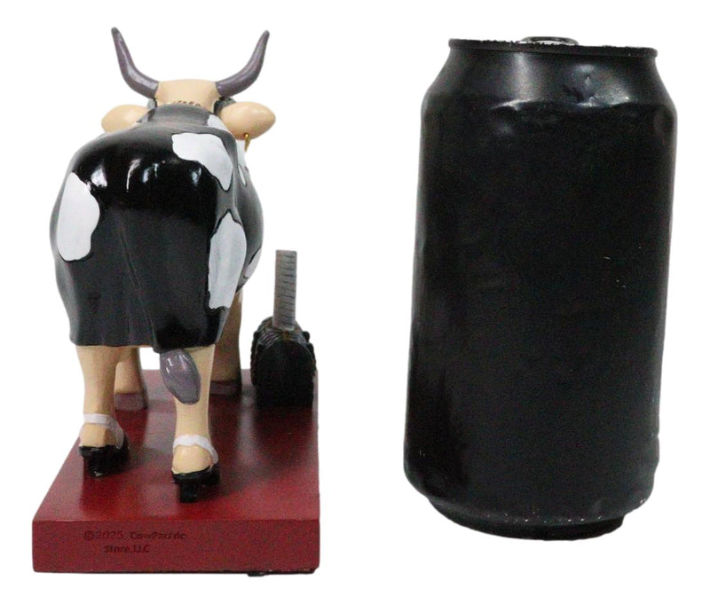 Cow Parade Diva Goddess of Fashion A Bull With Black Purse Collector's Figurine