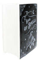 Witchcraft Magic Book of Spells 5.25" H Ceramic Book Shaped Planter Pot Vase