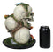 Macabre Death Moths Toadstool Mushrooms and Moss Fungi Trio Skulls Figurine