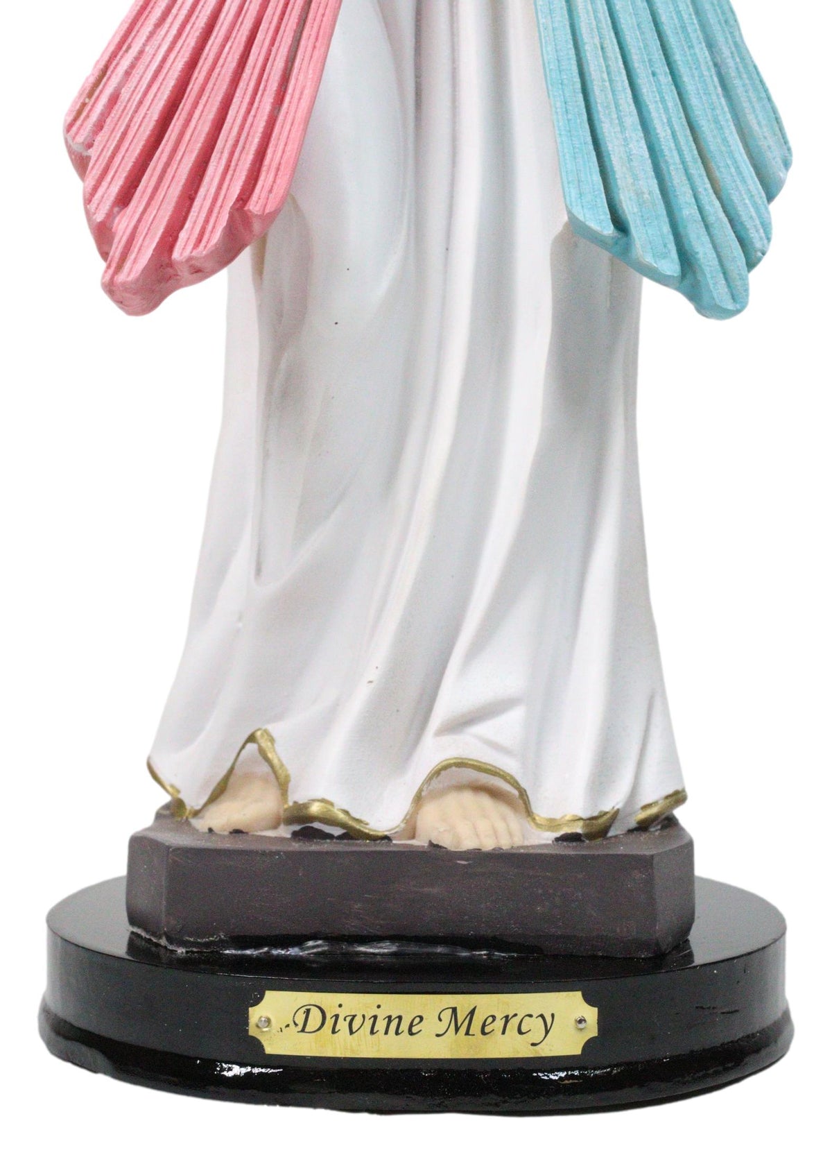 Catholic Divine Mercy of Jesus Christ Figurine With Base Atonement And Mercy
