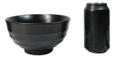 Pack Of 6 Black Kokuyo Minimalist Ceramic Medium Soup Salad Rice Bowls 24oz