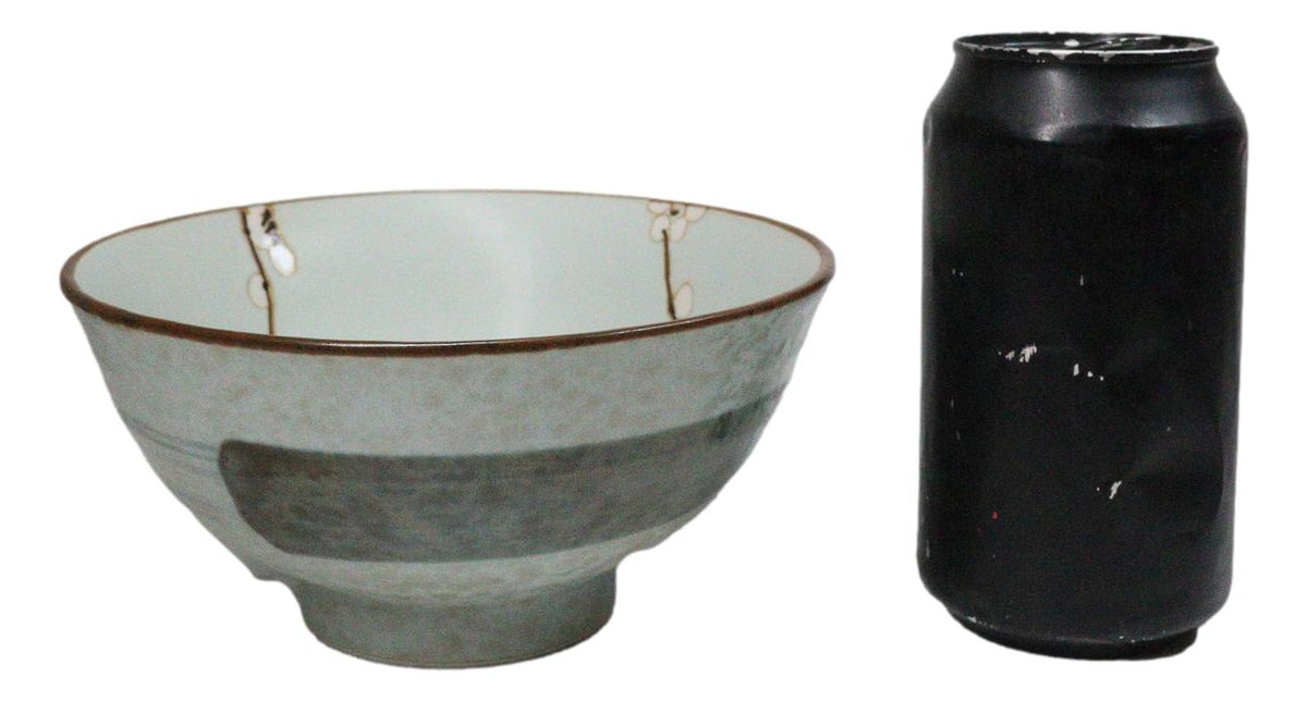 Made In Japan Ceramic Soushun Sakura Cherry Blossoms Medium Tayo Bowls 20oz