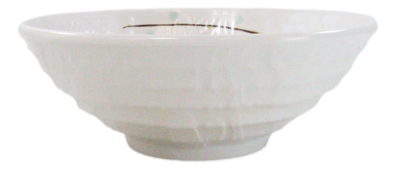 Set Of 6 Modern Yukino Hana Melamine Soup Pasta Salad Cereal Bowls 32oz 8"D