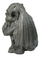 Gothic Stoic Warrior Notre Dame Gargoyle Sword Bearer Chimera Figurine 12"H